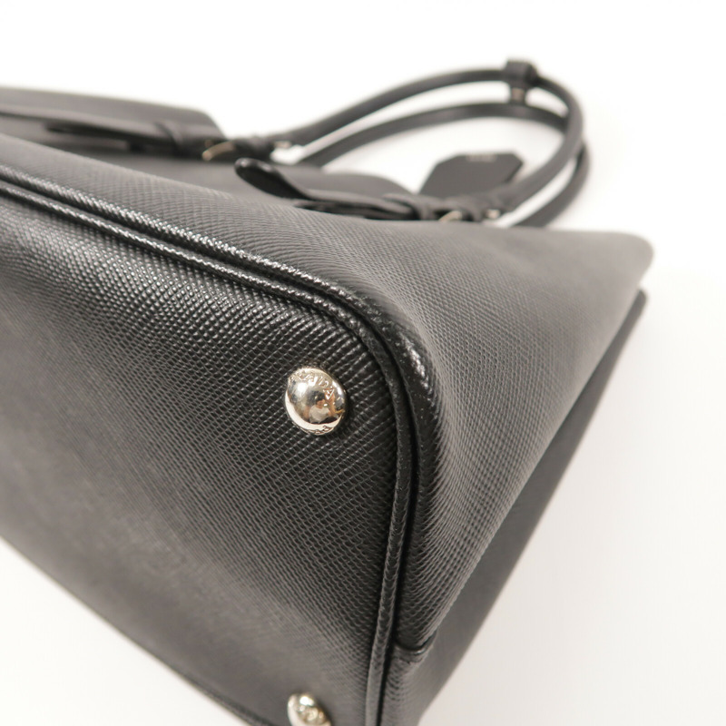 PRADA Saffiano皮革Saffiano Cuir Double Bag手挽袋-14