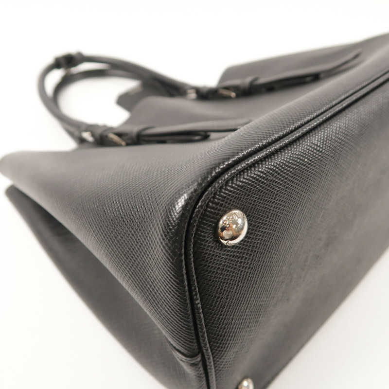 PRADA Saffiano皮革Saffiano Cuir Double Bag手挽袋-15