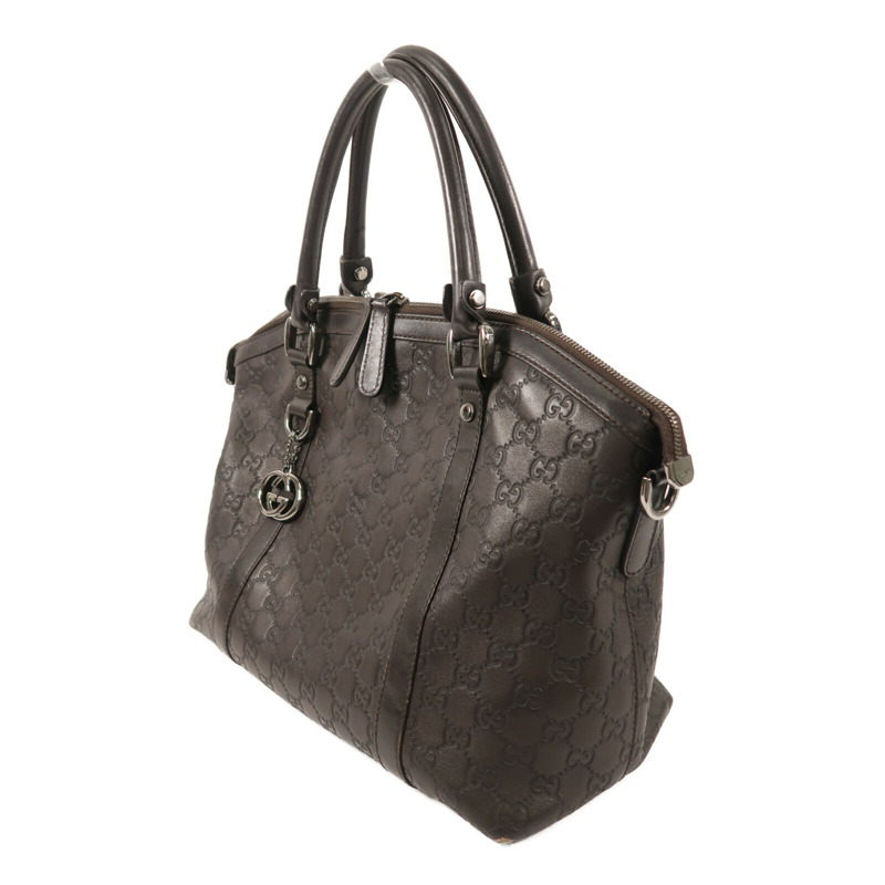 GUCCI 牛皮皮革2 Way Shoulder Bag手挽肩背兩用袋-2