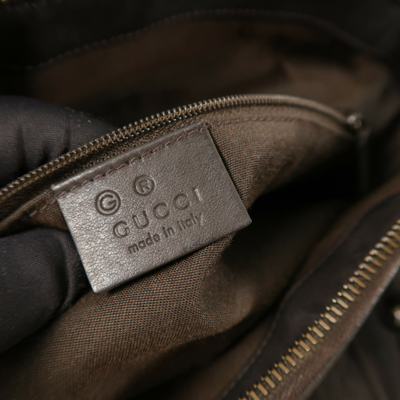 GUCCI 牛皮皮革2 Way Shoulder Bag手挽肩背兩用袋-7