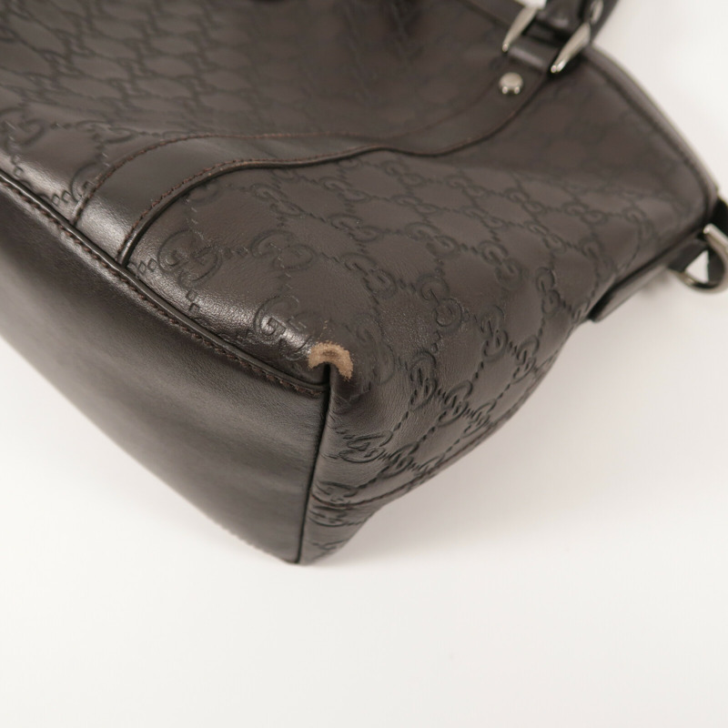 GUCCI 牛皮皮革2 Way Shoulder Bag手挽肩背兩用袋-11