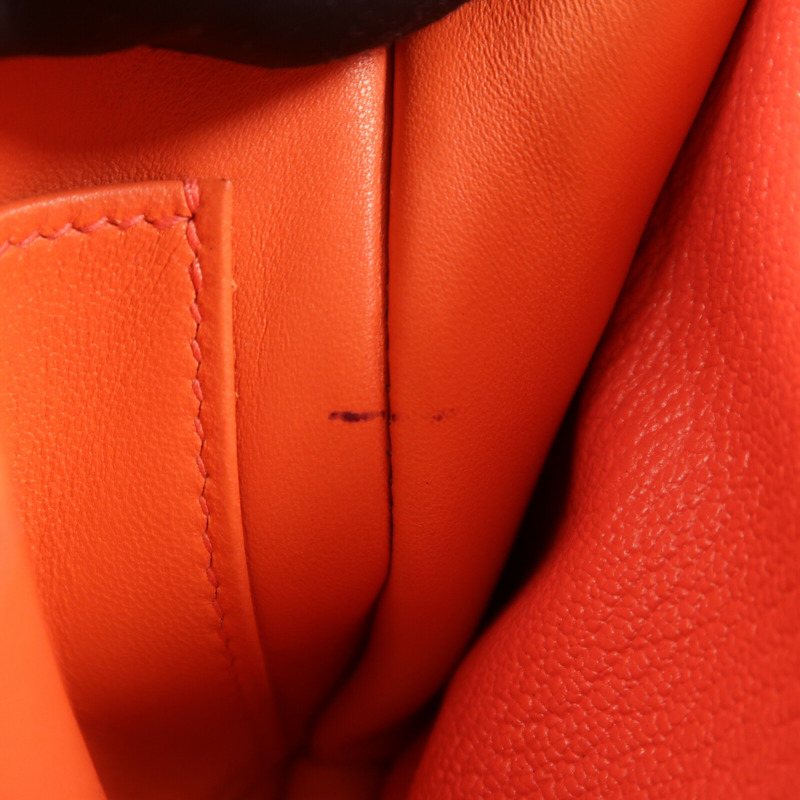 HERMES Chevre皮革Constance Mini肩背袋Rose Jaipur-15