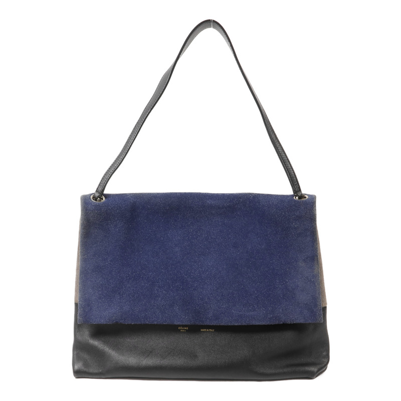 CELINE 牛皮皮革/麂皮皮革All Soft Bag肩背袋-0