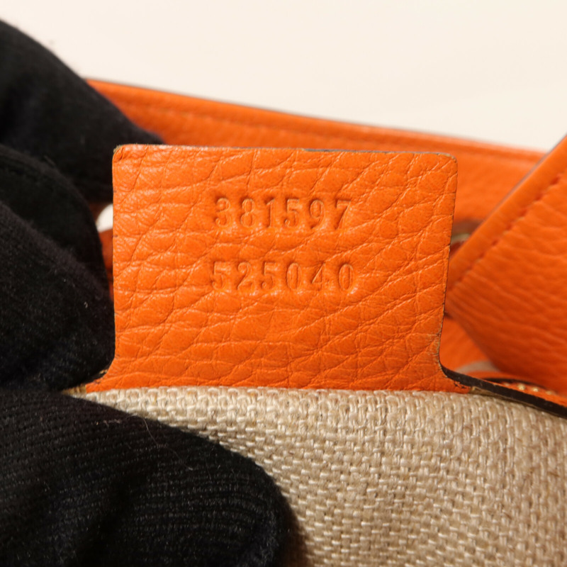 GUCCI 帆布/牛皮皮革GG Canvas Bucket肩背袋-6