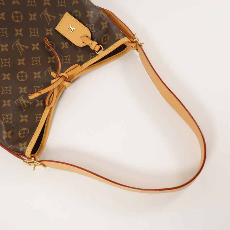 LOUIS VUITTON Monogram CarryAll PM肩背袋-9