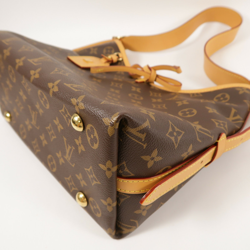 LOUIS VUITTON Monogram CarryAll PM肩背袋-10