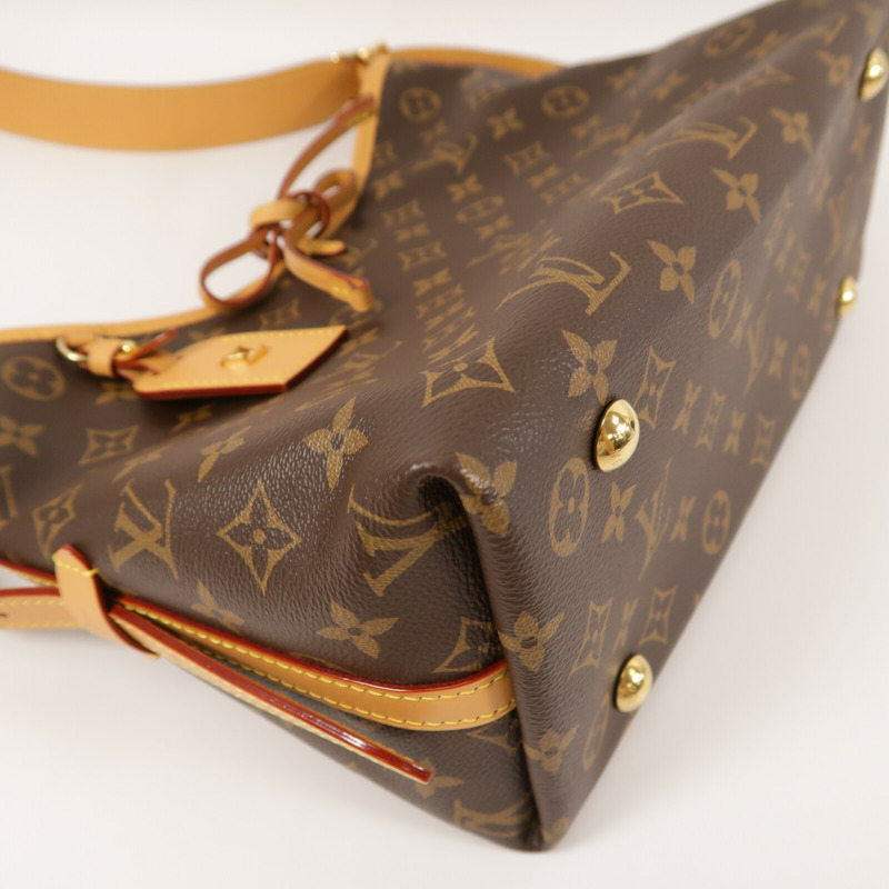 LOUIS VUITTON Monogram CarryAll PM肩背袋-11