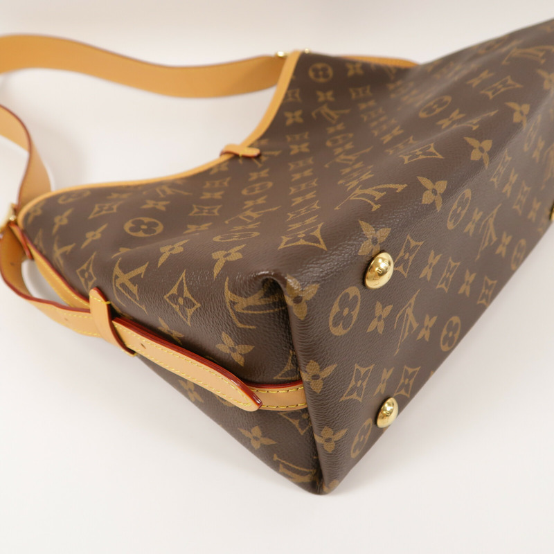 LOUIS VUITTON Monogram CarryAll PM肩背袋-13