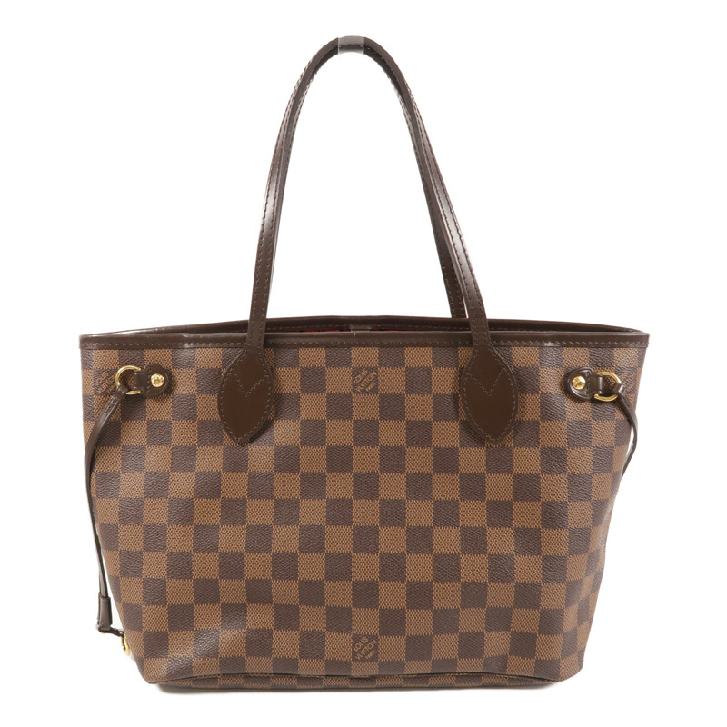 LOUIS VUITTON Damier Ebene Neverfull PM手挽袋-1