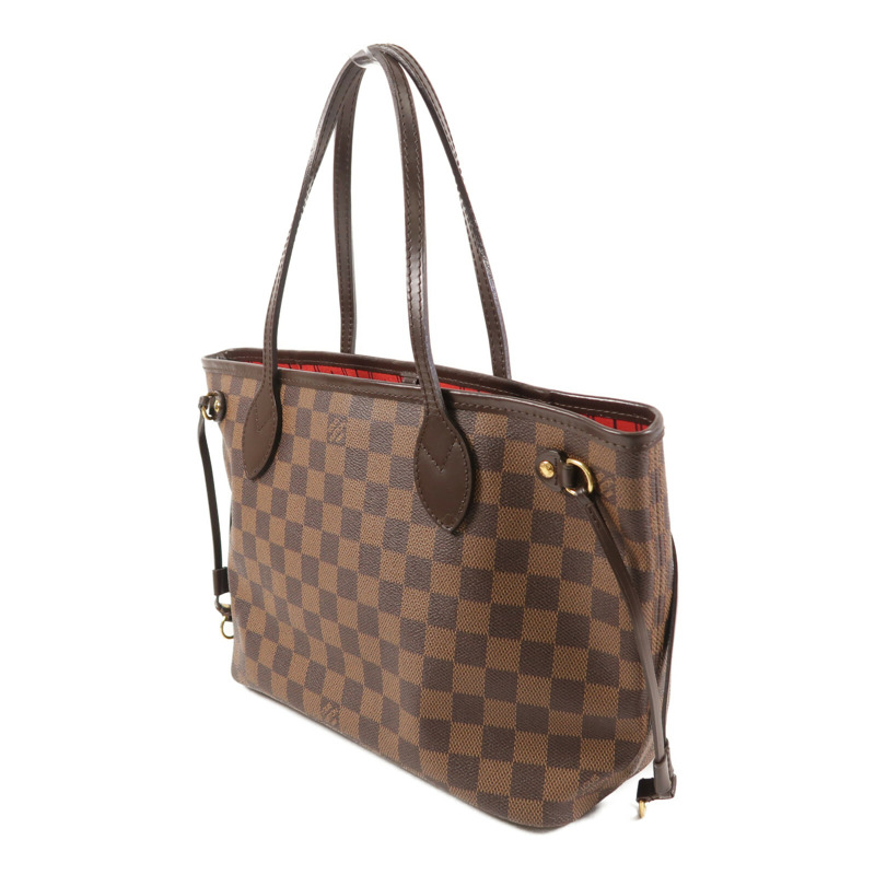LOUIS VUITTON Damier Ebene Neverfull PM手挽袋-2