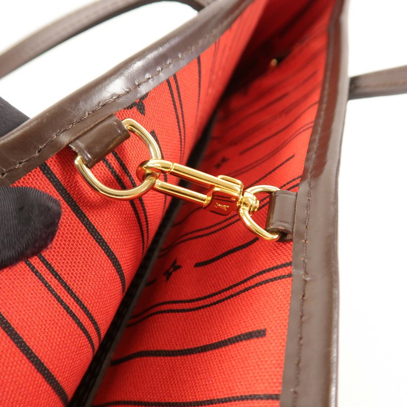 LOUIS VUITTON Damier Ebene Neverfull PM手挽袋-8