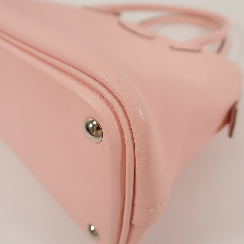 HERMES Swift皮革Bolide 27手挽肩背兩用袋Rose Sakura-12