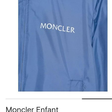 moncler 防水 尼龍 風衣 連帽 外套 藍 現貨 青年款 =男成人XS~M 原價21500-3