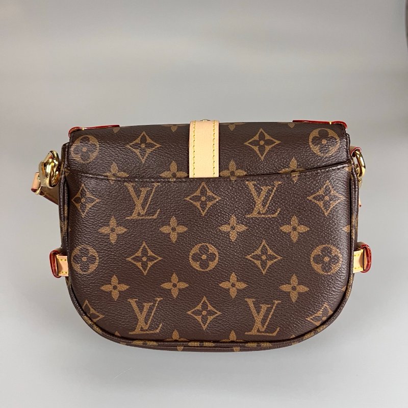 LV M46740/晶片款 老花雙子星Saumur BB肩背包-1