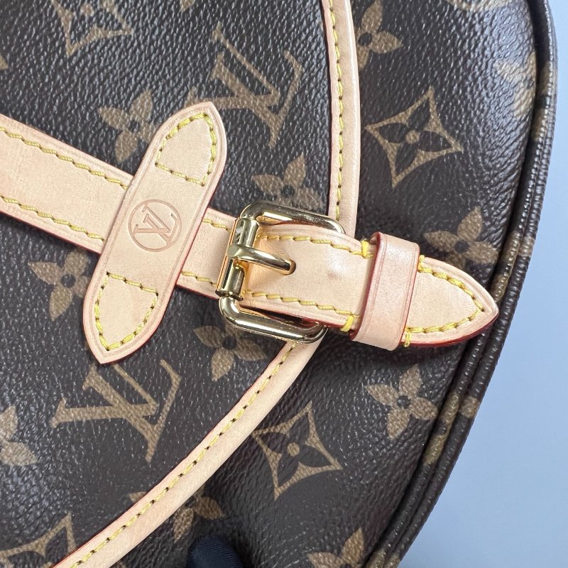 LV M46740/晶片款 老花雙子星Saumur BB肩背包-9