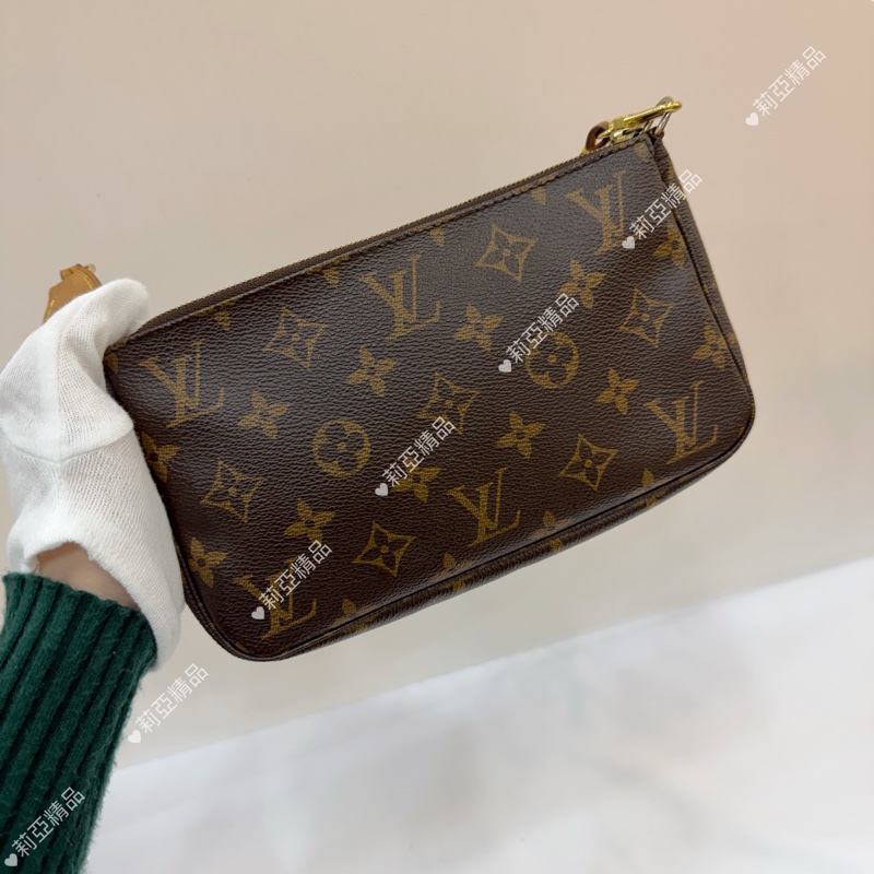 莉亞精品♡Lv 老花大麻將 二手美包-2