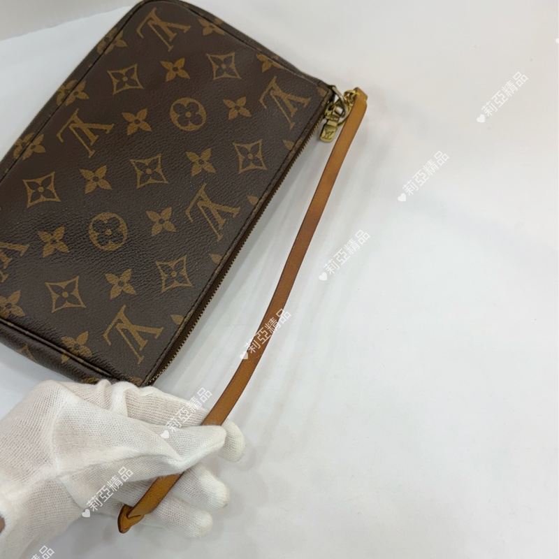 莉亞精品♡Lv 老花大麻將 二手美包-8