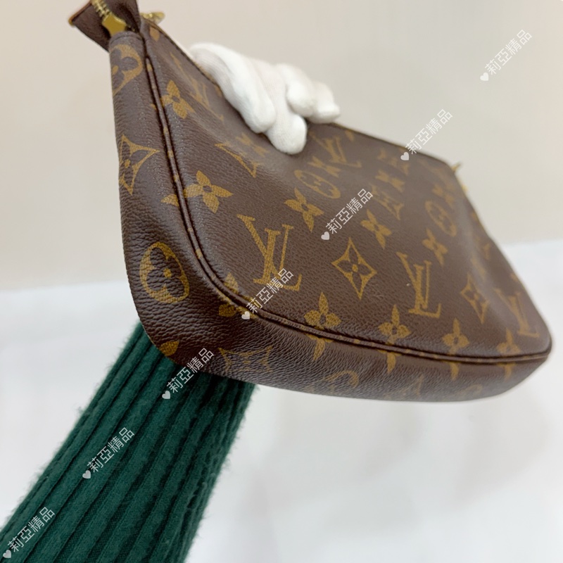 莉亞精品♡Lv 老花大麻將 二手美包-12