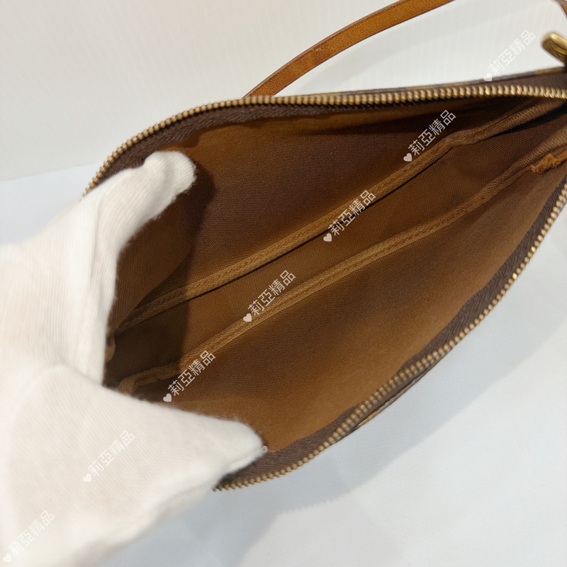 莉亞精品♡Lv 老花大麻將 二手美包-13