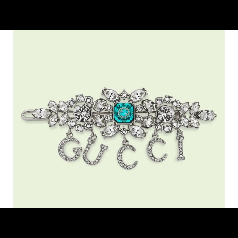 Gucci 水鑽髮夾-1