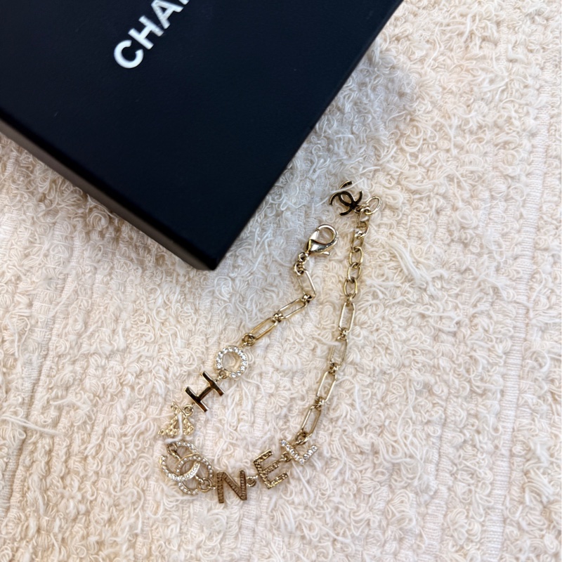 99新✨ 香奈兒/CHANEL 風格的字母雙C手鍊 細鏈條+龍蝦扣 風格偏精緻通勤日常百搭-5