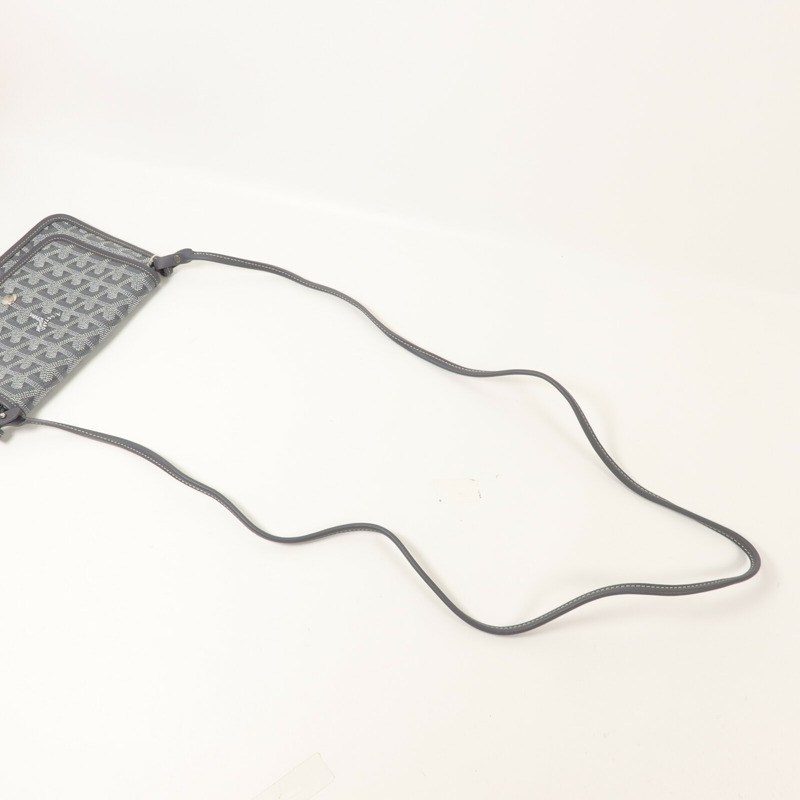 GOYARD 塗層帆布Plumet Pocket Wallet肩背袋-7