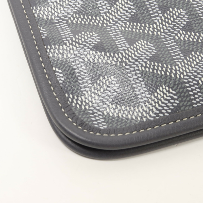GOYARD 塗層帆布Plumet Pocket Wallet肩背袋-12