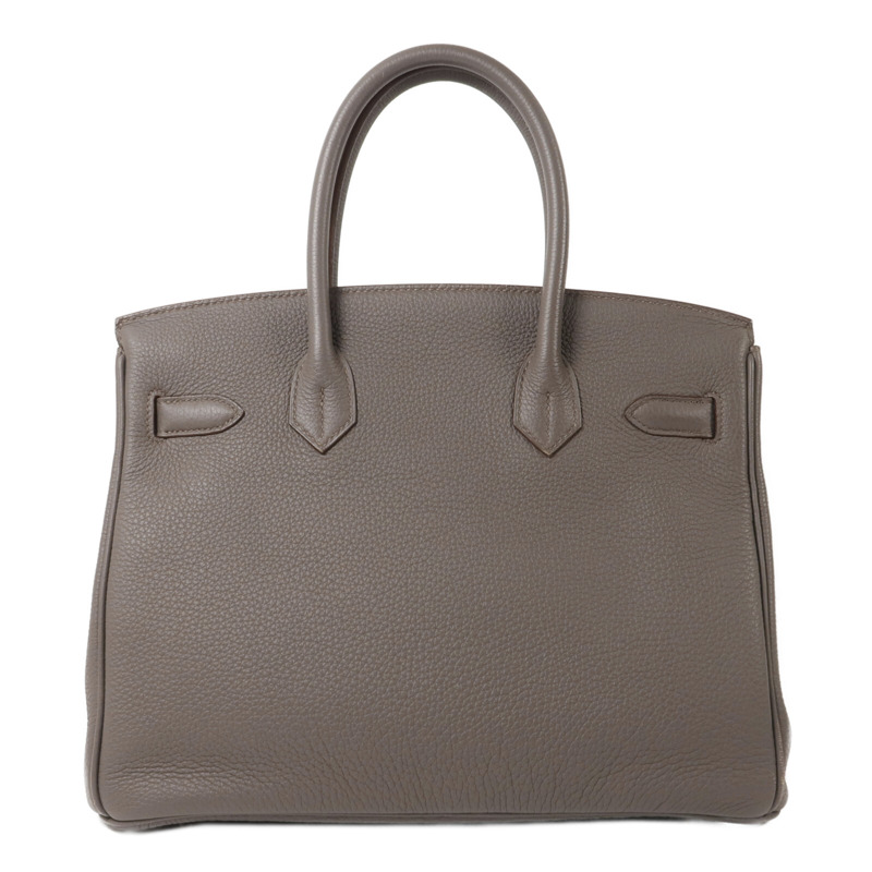 HERMES Togo皮革Birkin 30手挽袋Etain-1