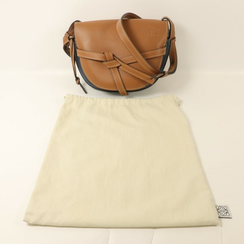 LOEWE 牛皮皮革Gate Small肩背袋-8
