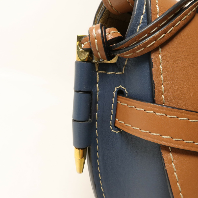 LOEWE 牛皮皮革Gate Small肩背袋-9