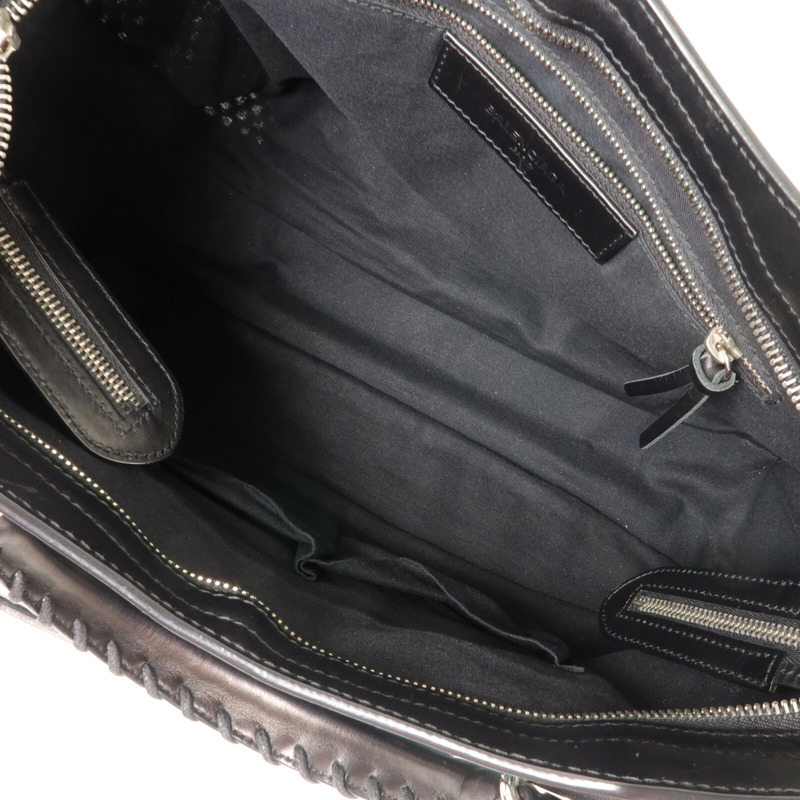 BALENCIAGA 牛皮皮革/Raffia Neo Classic City手挽肩背兩用袋-4