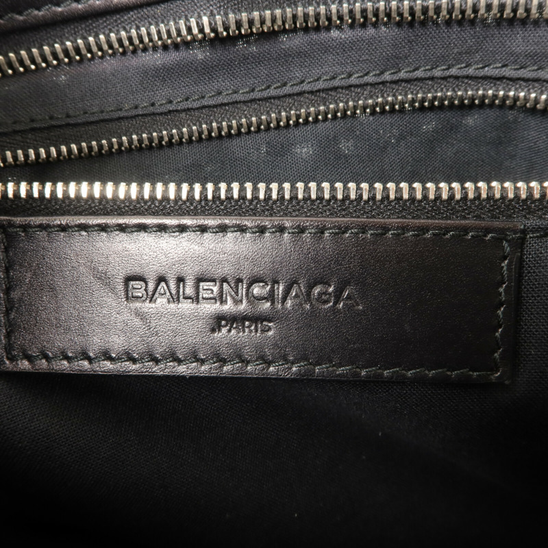 BALENCIAGA 牛皮皮革/Raffia Neo Classic City手挽肩背兩用袋-5