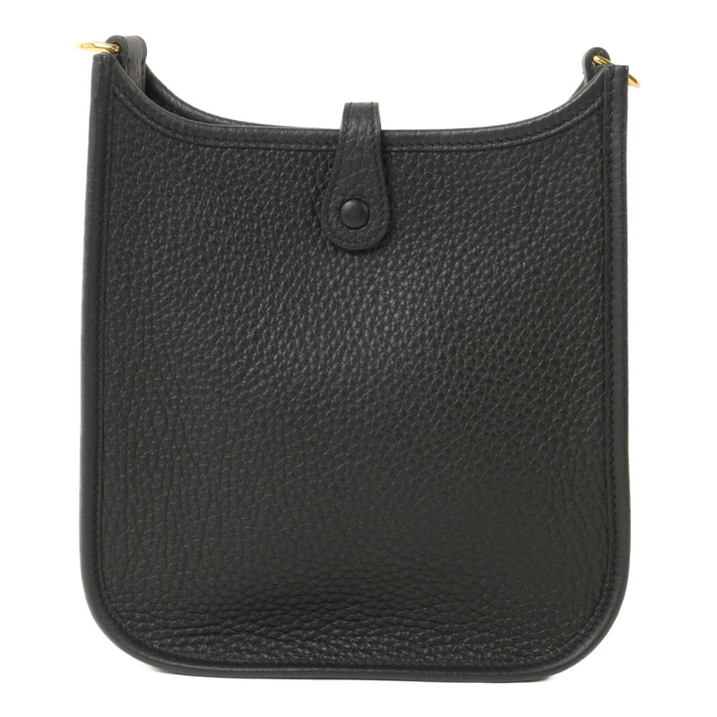 HERMES Clemence皮革Evelyne TPM肩背袋Noir-1