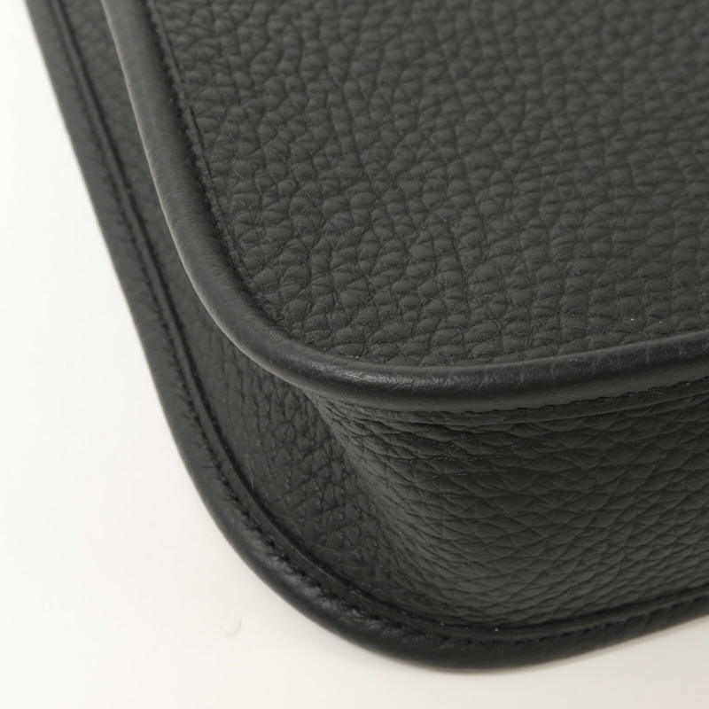 HERMES Clemence皮革Evelyne TPM肩背袋Noir-12