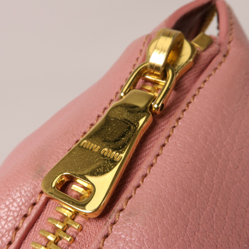 Miu Miu 牛皮皮革Madras手挽肩背兩用袋-10