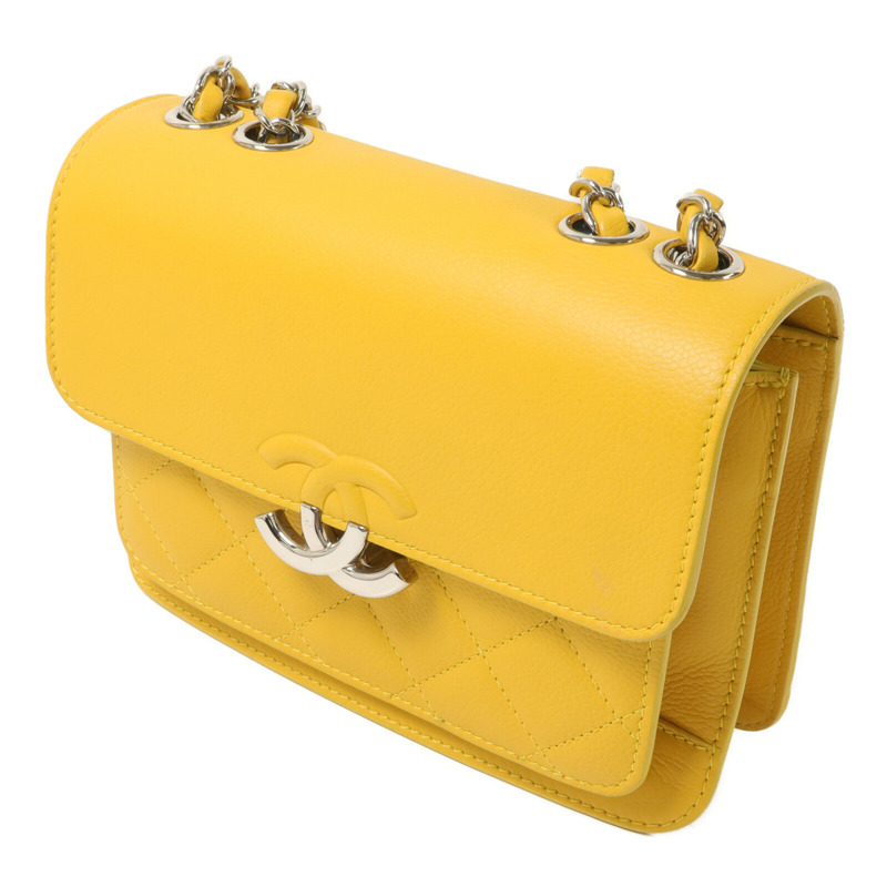 CHANEL 牛皮皮革Shoulder Bag鏈帶肩背袋-2