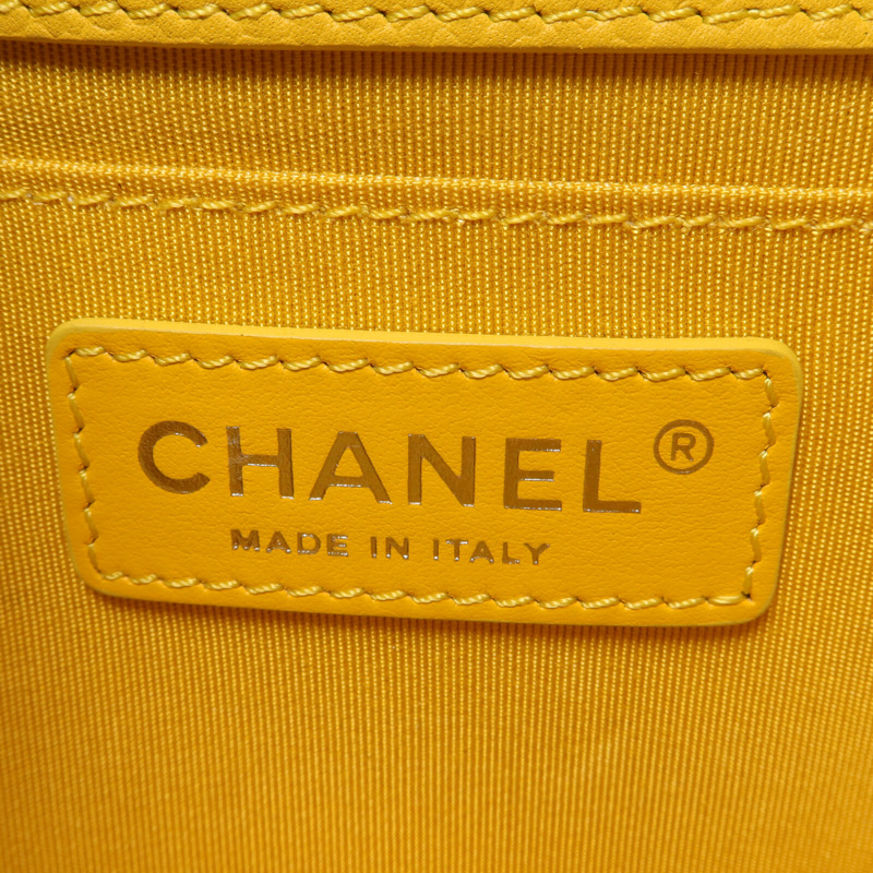 CHANEL 牛皮皮革Shoulder Bag鏈帶肩背袋-5