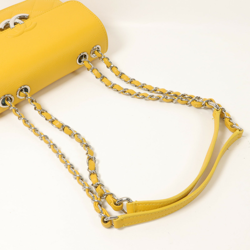 CHANEL 牛皮皮革Shoulder Bag鏈帶肩背袋-7