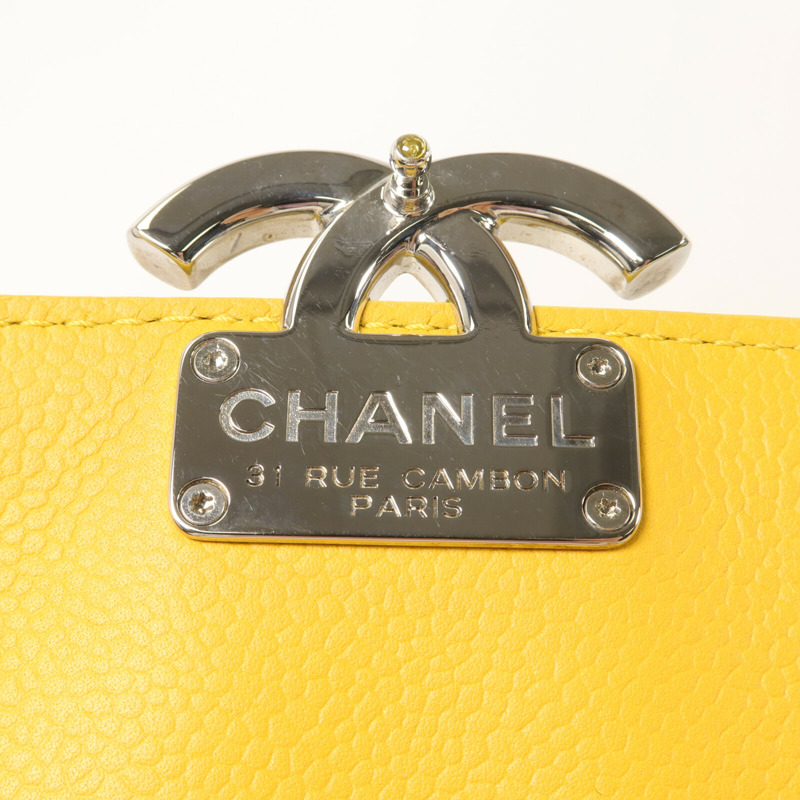CHANEL 牛皮皮革Shoulder Bag鏈帶肩背袋-15