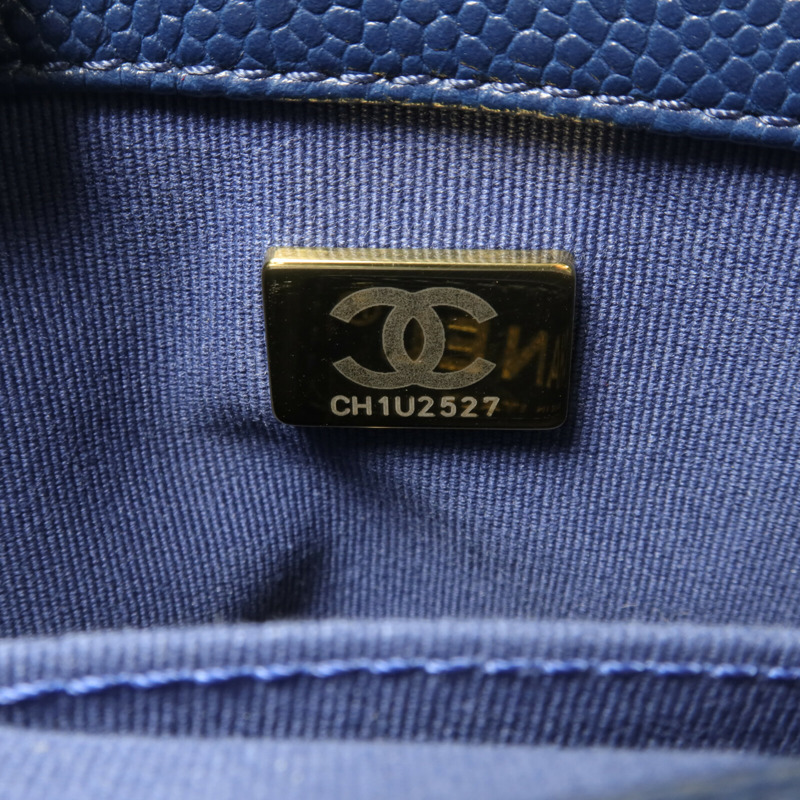 CHANEL 牛皮皮革Chain Shoulder鏈帶肩背袋-6