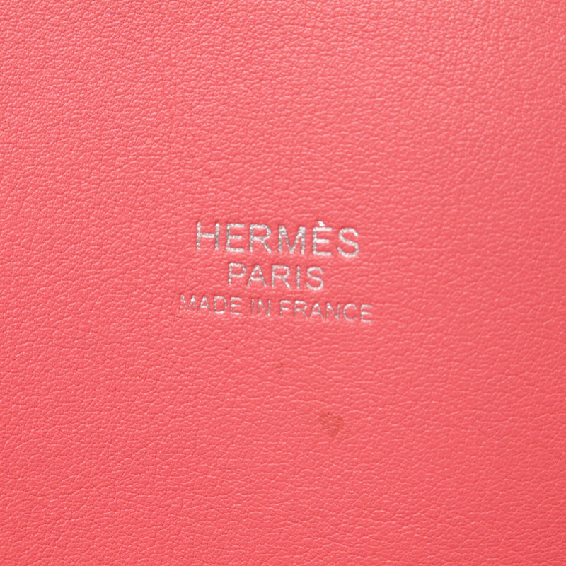 HERMES Swift皮革Bolide 27手挽肩背兩用袋Rose Azalee-5
