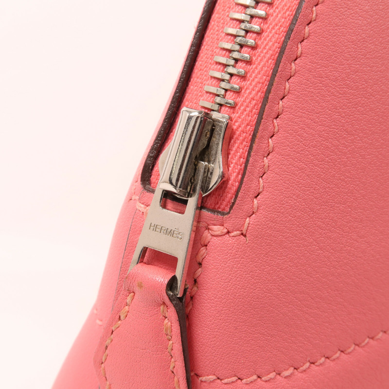 HERMES Swift皮革Bolide 27手挽肩背兩用袋Rose Azalee-9