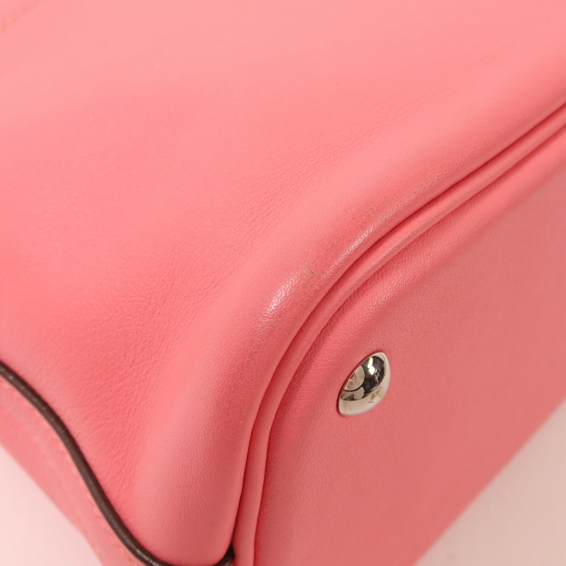 HERMES Swift皮革Bolide 27手挽肩背兩用袋Rose Azalee-12