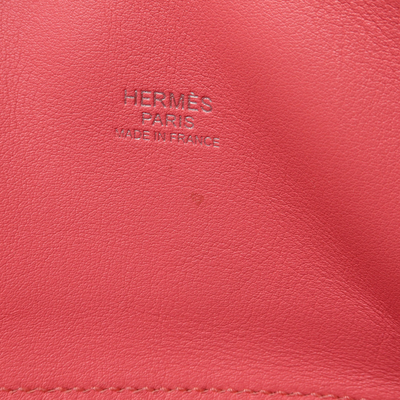 HERMES Swift皮革Bolide 27手挽肩背兩用袋Rose Azalee-16