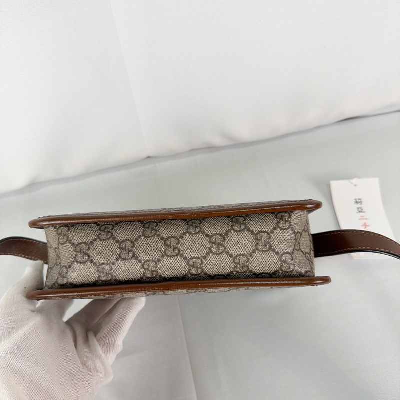 莉亞精品♡ Gucci老花相機包 二手-5