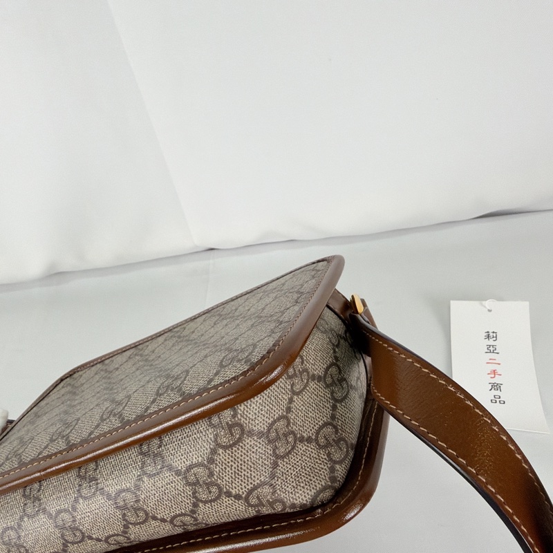莉亞精品♡ Gucci老花相機包 二手-6