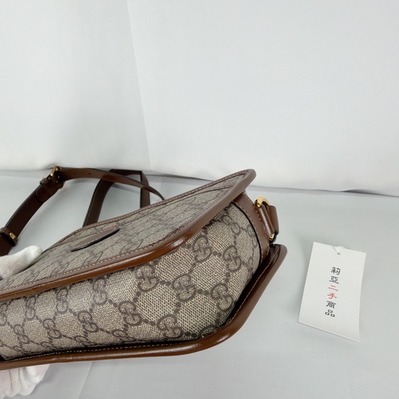 莉亞精品♡ Gucci老花相機包 二手-8