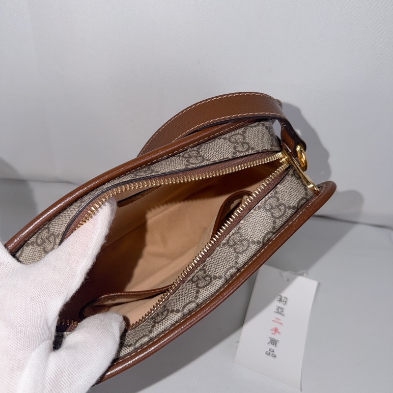莉亞精品♡ Gucci老花相機包 二手-16