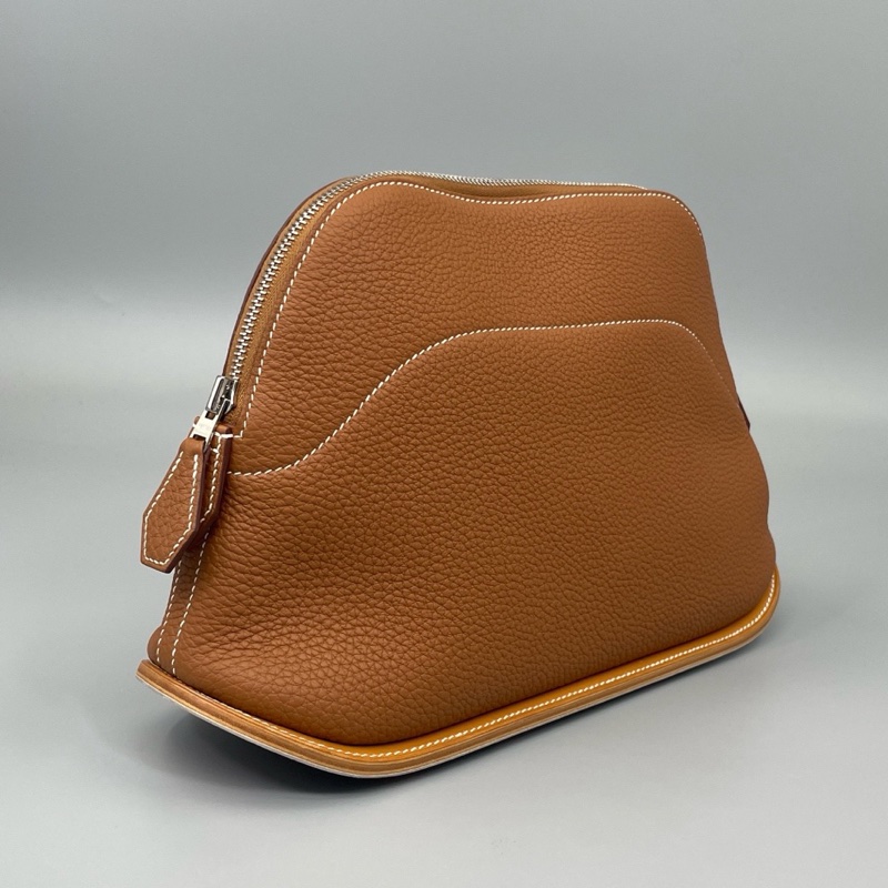Hermes 愛馬仕 金棕Bolide 31限定款保齡球滑板包 U刻-5