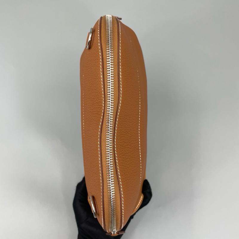 Hermes 愛馬仕 金棕Bolide 31限定款保齡球滑板包 U刻-6